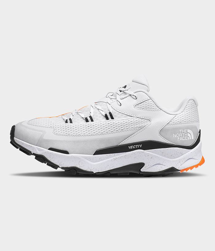 The North Face VECTIV Taraval Mens Hiking Shoes White/Black 381250-BIJ